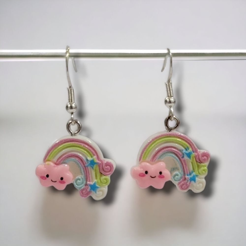 🌈Smiling Rainbow Earrings🌈(2-A010)-Jewelry for Women